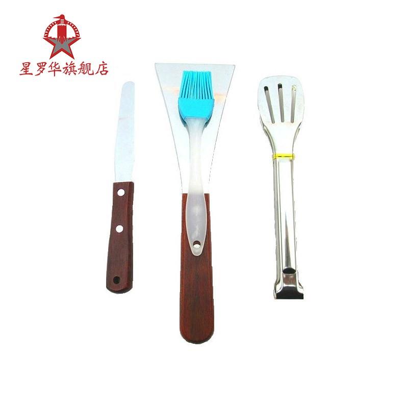 新款套装做的夹子油刷工具辅助木柄两种包邮鸡蛋汉堡铲子