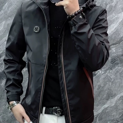 2025男士秋季户外连帽休闲夹克