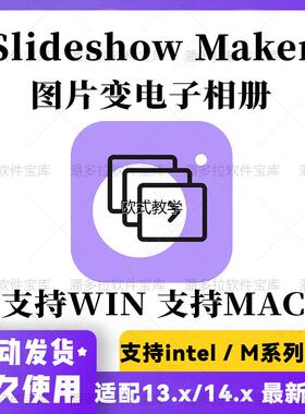 Movavi Slideshow Maker 幻灯片制作软件 动画 电子相册 Win+Mac