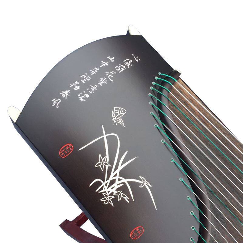 古筝 楠木贴面空谷幽兰款教学古筝 演奏古筝 多款备选