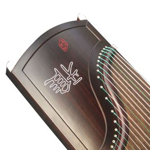 扬州古筝 黑檀木刻字风雅颂款演奏级古筝 零售 多款图案备选