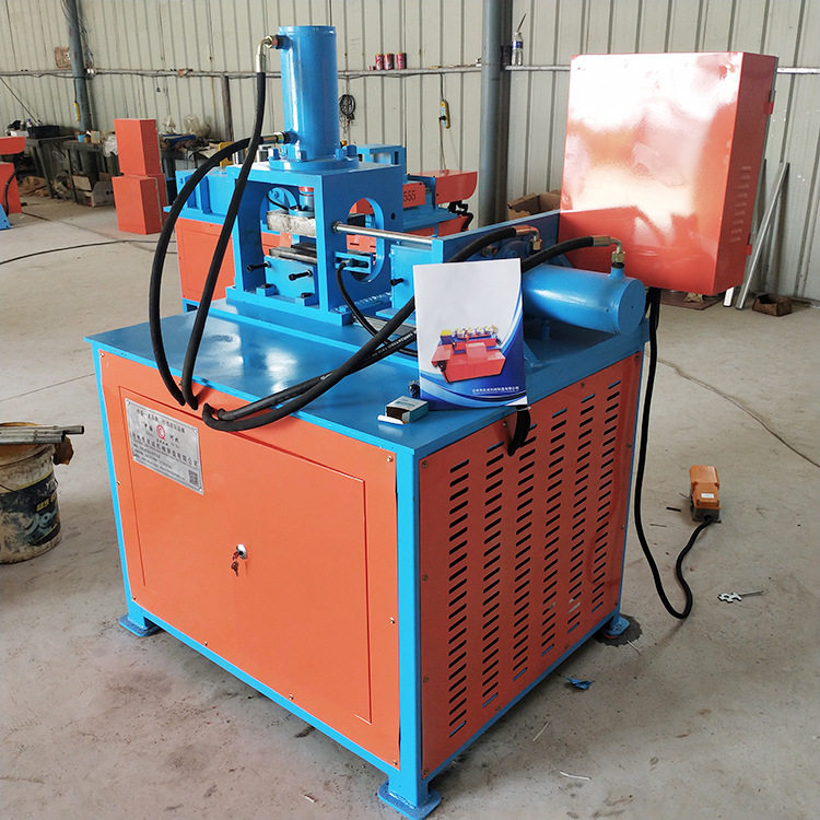 全自动液压缩管机 大棚椭圆管缩口机 大泵站钢管缩头无压痕对接