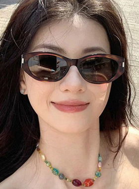 日本cherry kitty可可镜窄框太阳镜复古遮阳墨镜潮辣妹太阳眼镜