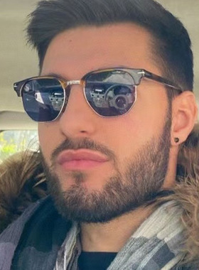 日本Cherry Kitty欧美男士墨镜不规则个性复古太阳镜时尚ins街拍