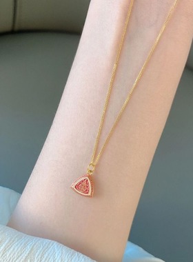 日系Cherry Kitty藏式拉胡天神吊坠项链女vingate复古民族风颈链