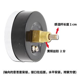 轴向度压力体表温WY 660Z530地暖用压力表上海一方峻水压表1bar气