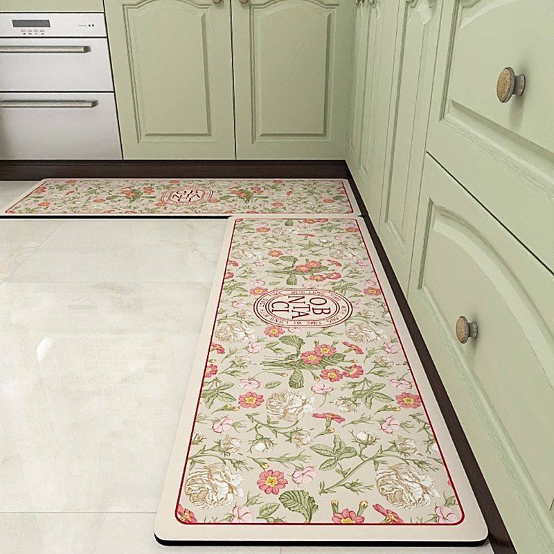 《吸水防滑可擦免洗》加厚厨房专用地垫科技皮防油防水地毯垫,居家布艺,厨房地垫,淘宝优惠券,粉丝福利购,淘宝优惠卷