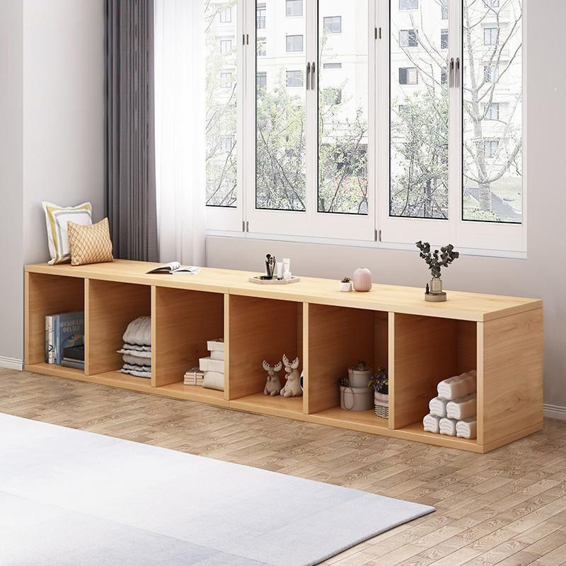 木格子飘窗柜矮柜自由组合可坐收纳柜子柜子卧室落地置物柜地柜