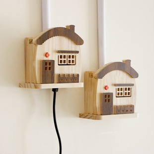 家用实木开关明装插座可穿线边框套遮挡装饰防触电保护罩墙贴遮丑