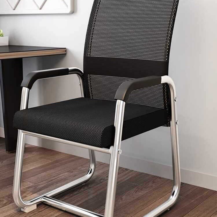 电脑椅子久坐办公椅弓形会议职员椅家用靠背椅学生宿舍学V1ZA无有