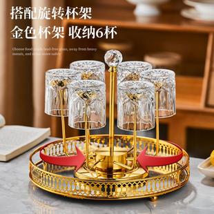 创意 高级感威杯忌酒杯酒瓶YkaX3bhL家用璃啤酒杯洋酒玻杯高档套装
