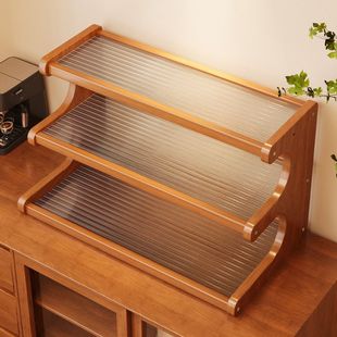 桌面杯架收纳置物架办公室桌上整理餐桌台面多层书架小型摆放架子