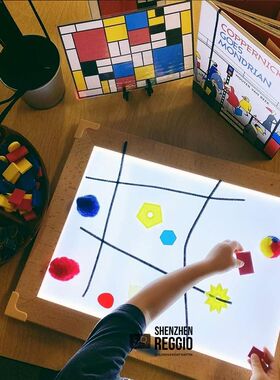 影板light panel幼儿园瑞吉欧光桌光影设备儿童光影材料