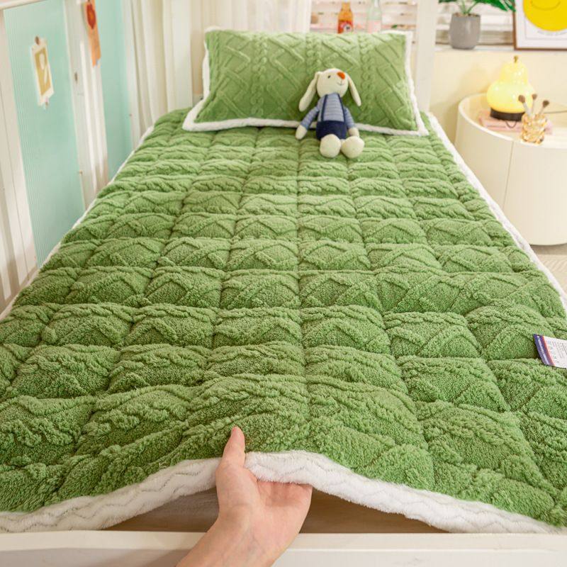 秋冬季牛奶绒床单单件加厚毛毯床垫学生宿舍珊瑚绒床盖被单三件套,居家布艺,飘窗垫,淘宝优惠券,粉丝福利购,淘宝优惠卷