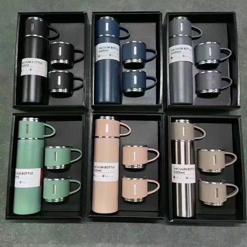 Hot Water Bottle500ML Stains Steel Vacuum Flask Gift Set