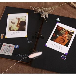 DIY牛皮纸相册毕业册同学录情侣影集学生成长纪念册六年级记录册