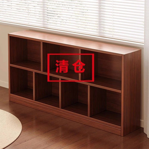 书架落地置物架客厅家用矮柜子储物柜格子柜卧室收纳柜简易书柜钰