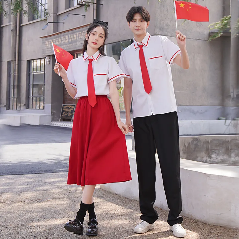 班服套装英伦学院风校服中学生jk衬衫高中生诗歌朗诵合唱演出服秋