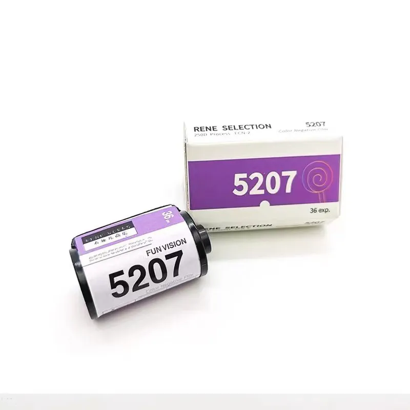彩色电影卷5207彩色负片 250D 135彩色胶卷电影卷负片有趣胶卷
