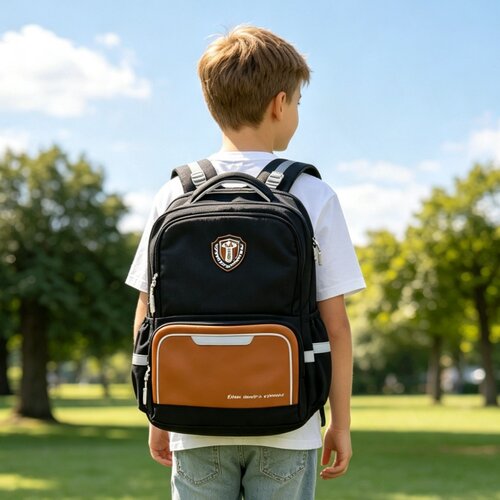 开拓梦想系列2026新款SPI护脊书包3-6年级大容量25升小学生追背款