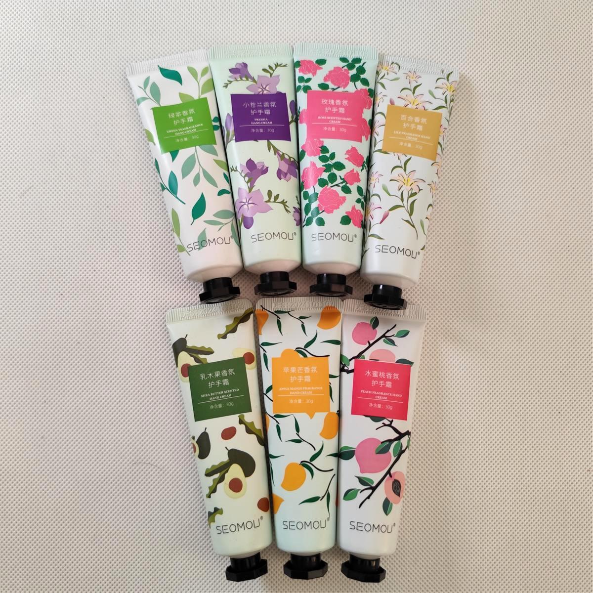 i施逅护手霜苹果芒野莓洋槐乳木果马油玫瑰小苍兰水蜜桃绿茶