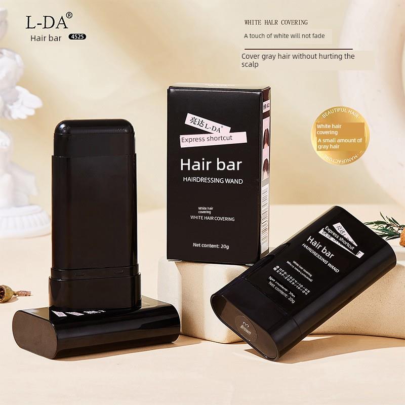 c亮达美发棒遮盖白发神器一次性染发笔临时补色染发膏昭程百货