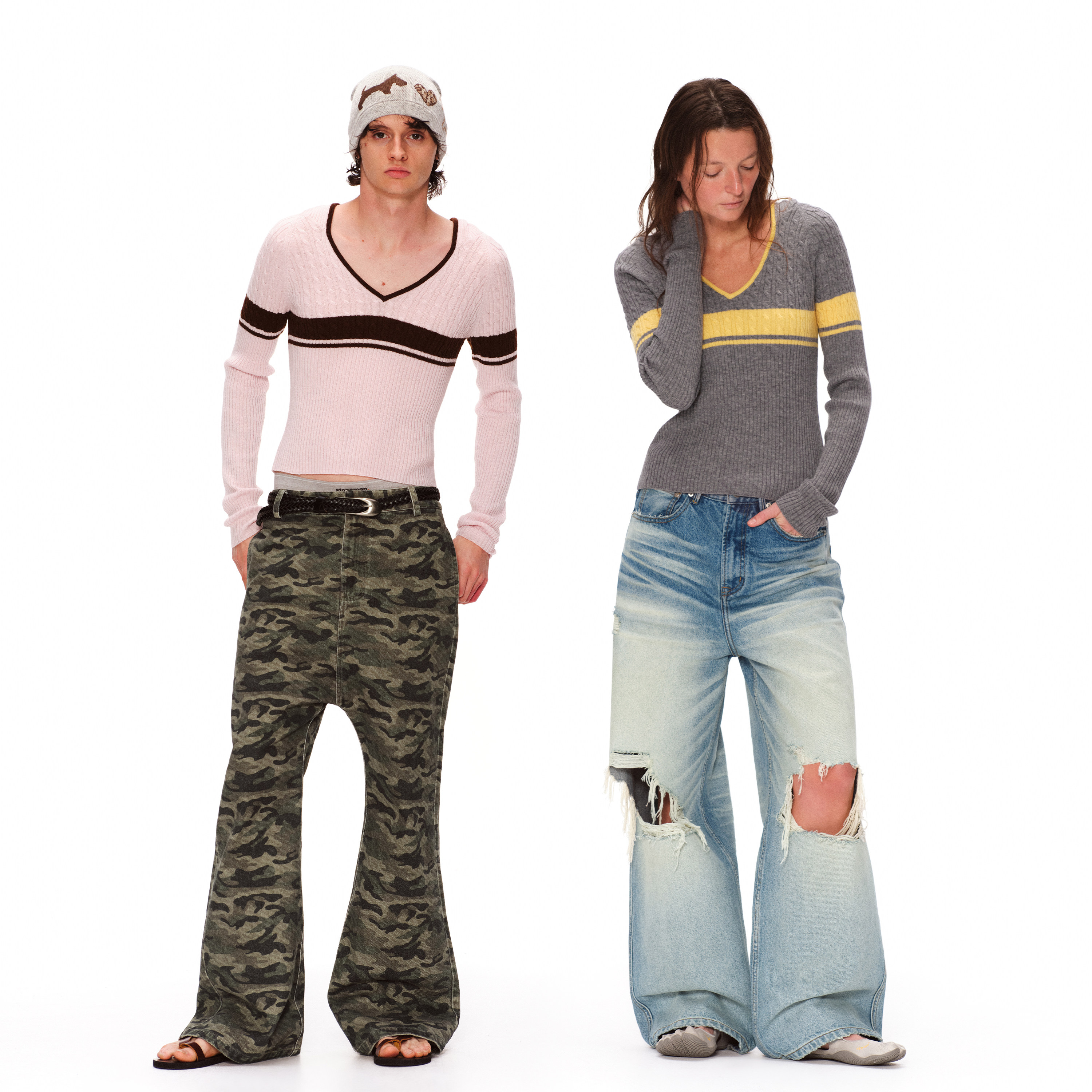 【1.23上新】复古不规则绞花V领羊毛连帽针织衫女春撞色插肩长袖,女装/女士精品,毛针织衫,淘宝优惠券,粉丝福利购,淘宝优惠卷