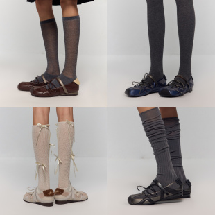 女3D刺绣羊皮玛丽珍平底单鞋 出逃赤岗西 牛皮超迁绒机能芭蕾舞鞋