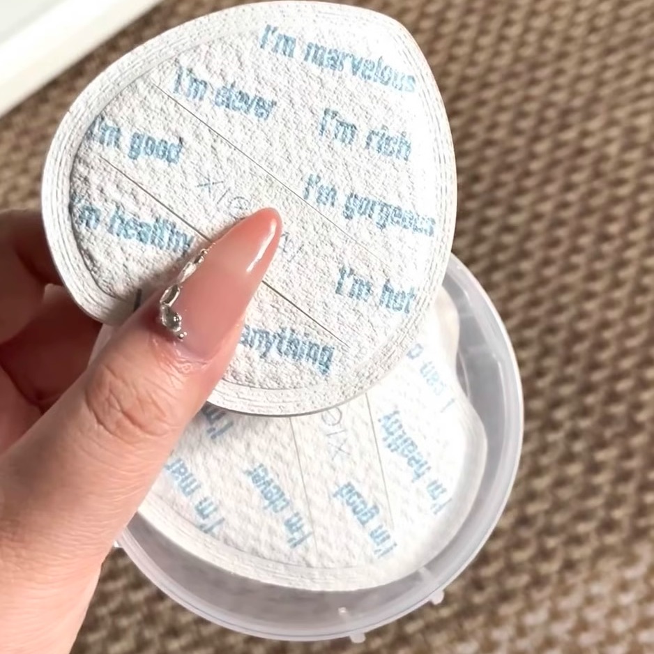 【双11,买2送1】写海万人迷白色单宁棉花糖硬弹粉扑赠收纳盒