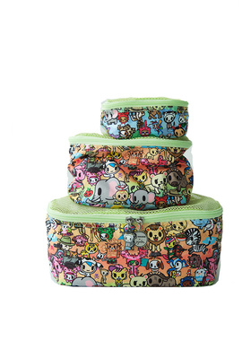 Tokidodi X Jujube 联名Animalini 2.0 Be Organized三件套收纳包