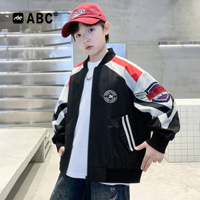 ABC男童春秋款夹克2025新款