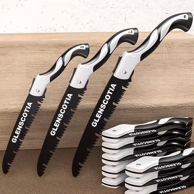 日本MUJIU工锯手持木工据树锰钢手手锯日本家用锯木神器折叠锯子