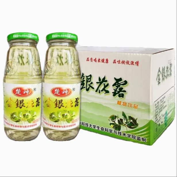 楚神金银花露 野生维c无糖维他命低糖清凉饮品340ml*12瓶装整箱