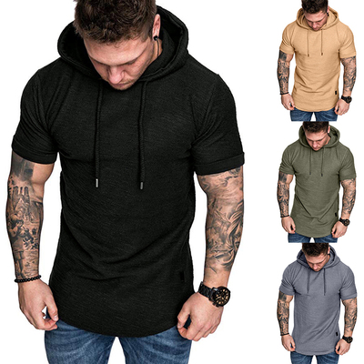 Summer Mens Hoodie for Men Short Sleeve Hooded Tracksuit 20