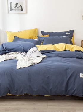 100% cotton 3/4pc bedsheet set bed sheet blanket duvet cover