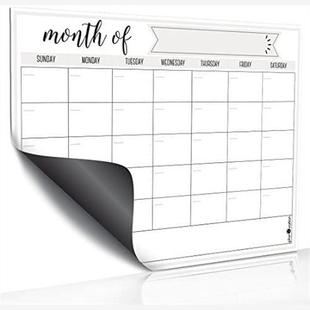 weekly monthly planner magnetic dry erase fridge board note