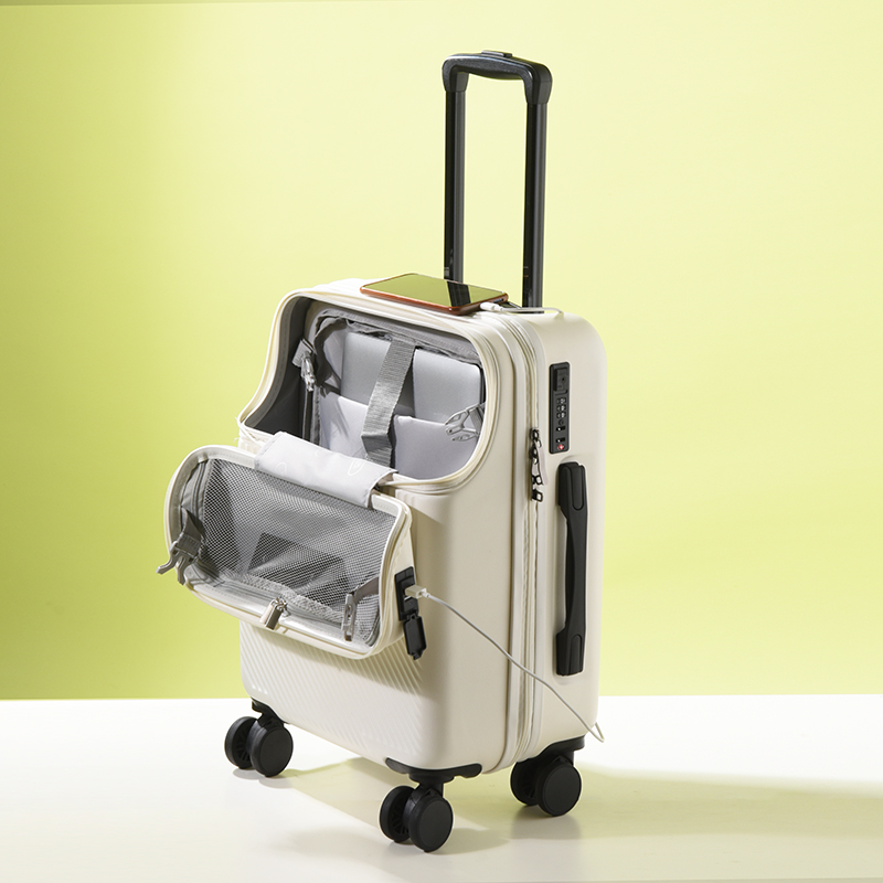 Travel Suitcase Carry on Luggage with Wheels Cabin Rolling L