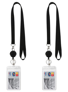 Name Card Holder keychain Nurse Accessories Badges Set Lanya