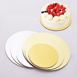 8/10/12 Inch Aluminum Foil Cake Tray Round Cake Board Weddin