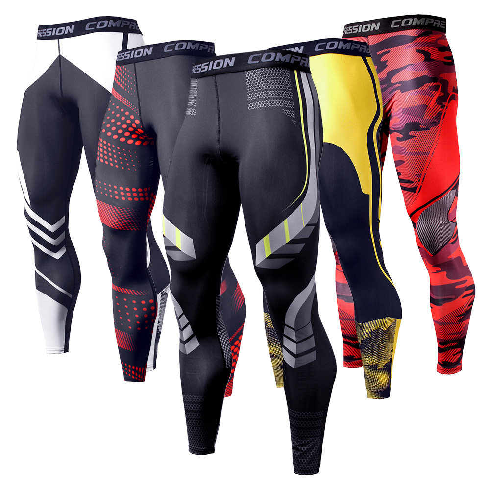 Men's Compression Pants Men Sportswear Training Leggings Bo