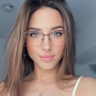 眼镜可配近视平光镜女cat eye glasses frame for women очки