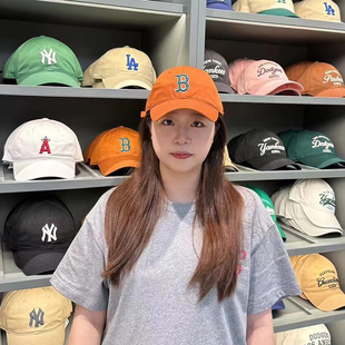 周伙夫韩代正品MLB帽子CP66大标遮阳防晒鸭舌帽2024新款NY洋基队