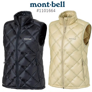 周伙夫日代折扣montbell1101664户外保暖800蓬鹅绒羽绒马甲女