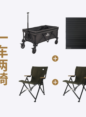 Areffa户外折叠桌椅套装露营野餐可折叠椅子便携沙滩椅露营车套装