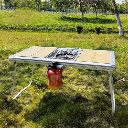 户外折叠桌igt柚木组合