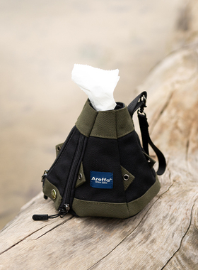 Areffa户外露营纸巾盒车载客厅高级感桌面创意多功能实用轻便款新