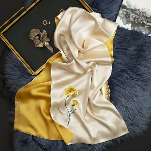 非遗苏绣真丝丝巾礼盒包装