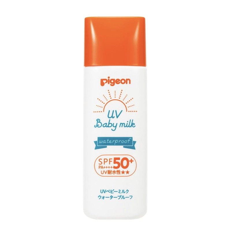23年新版 日本贝亲pigeon宝宝婴儿童防晒霜SPF50+物理防晒乳霜50g