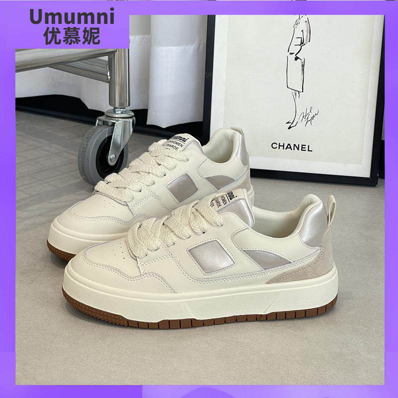 小众鞋子休闲百搭平底chic板鞋女款韩版女鞋透气运动鞋真皮小白鞋