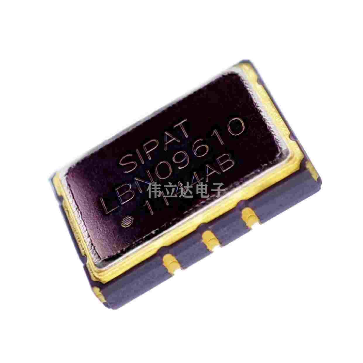 lbn09610 saw if中频 声表滤波器 96mhz 5070 7050贴片带通滤波